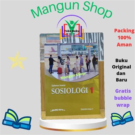 Jual Buku Sosiologi Kelas Sma Ma Kurikulum Merdeka Yudhistira