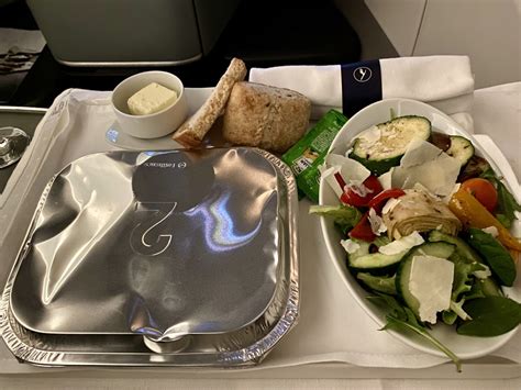 Lufthansa A Business Class Meal