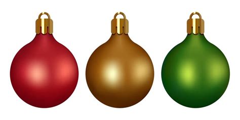 Premium Vector Christmas Ornaments Red Green And Gold Christmas