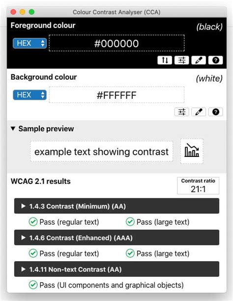 Color Contrast Checker - TPGi