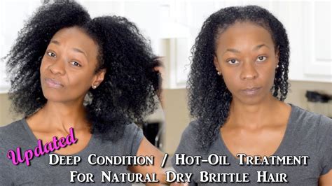 My Updated Hot Oil Deep Conditioning Routine For Dry Brittle Hair