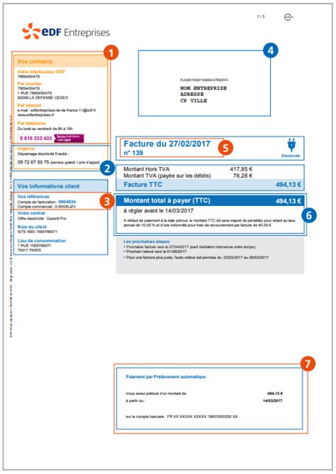 Facture EDF Pro 3 Minutes Pour Tout Comprendre