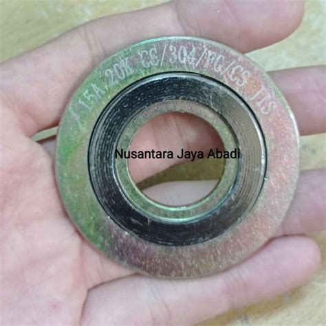 Jual SWG Spiral Wound Gasket JIS 20K Carbon Steel CS Besi 1 2 Inchi