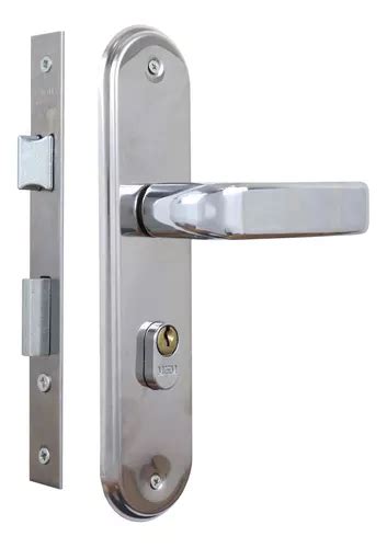 Fechadura Para Porta Externa Napoli Espelho Inox 40mm Mgm MercadoLivre