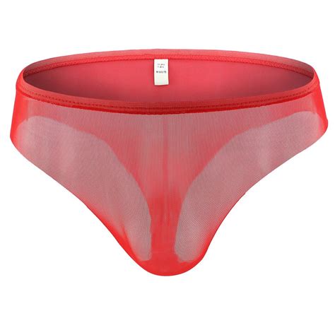 Gubotare Mens Briefs Mens Underwear Low Rise Pouch Bikini Briefs Lift