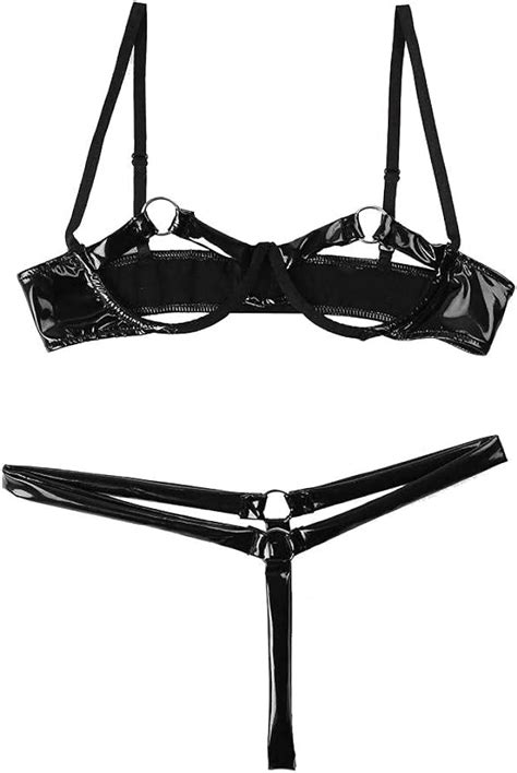 Amazon Women S Lingerie Sexy Lingerie Set Women Black Bra Erotic