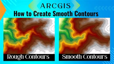 Gis How To Create Smooth Contours Arcgis Tutorial Youtube