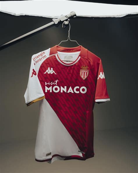 Camisa As Monaco 2024 Uniforme Titular Torcedor Kappa