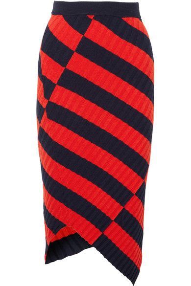 Altuzarra Altuzarra Cloth Knit Midi Skirt Stripe Skirt