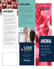 Understanding Anemia: Treatment Strategies and Detection Methods | Course Hero