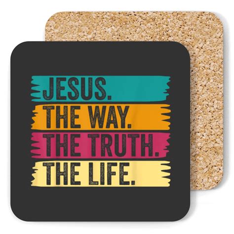 On Christ The Solid Rock Christian Jesus Faith I Stand Coasters Sold By