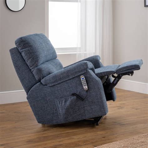 Newport Single Motor Recliner Armchair With Headrest And Lumbar