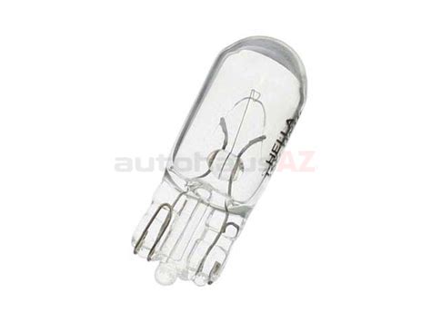 Hella 2825 Multi Purpose Light Bulb 12v5w Glass Wedge Push In Type