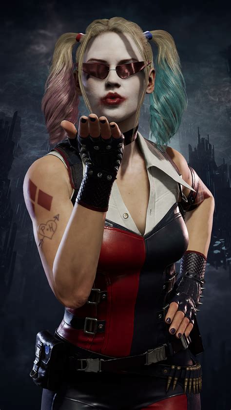 327680 Cassie Cage Harley Quinn Skin Mortal Kombat 11 4k Phone Hd Wallpapers Images