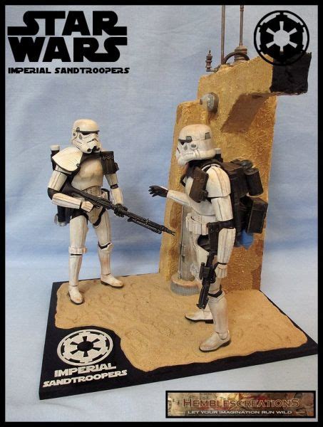 Imperial Sandtroopers Star Wars Custom Diorama Playset