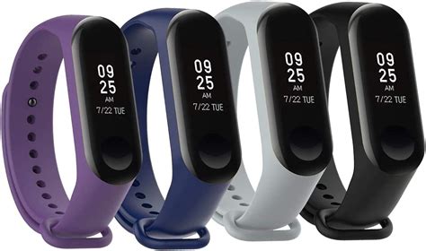 Amazon Honecumi Colorful Bands Replacement For Mi Band 4 Mi 3