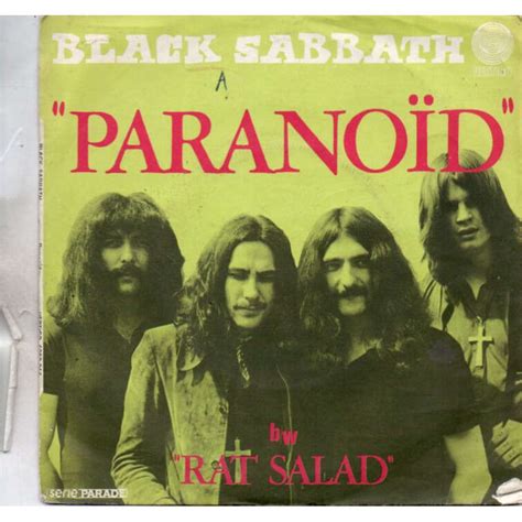 Paranoid Rat Salad De Black Sabbath Sp Chez Orpheon Ref