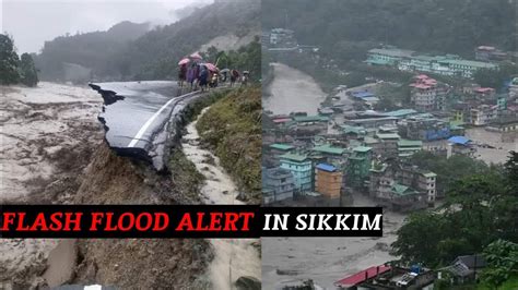 Flash Flood Alert In Sikkim As Teesta Water Levels Rise After