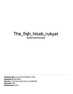 Bukti Cek Plagiarisme Similarity Karya Ilmiah Marwadi The Fiqh Of