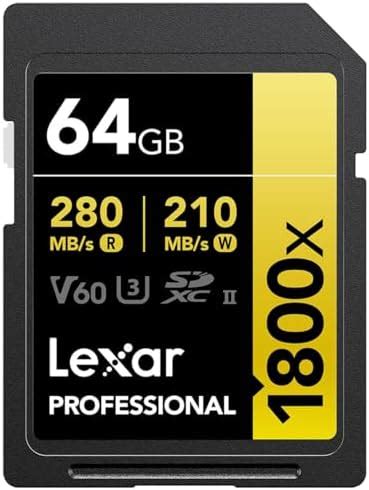 Lexar Professional SDXC UHS II U3 Tarjeta 128 GB Amazon Mx