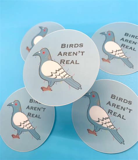 Birds Arent Real Sticker Etsy