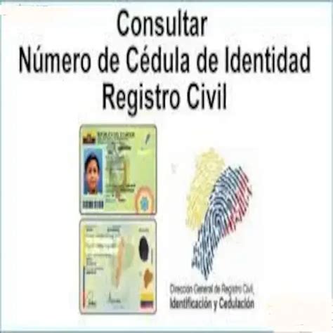 Consultar N Mero De C Dula De Identidad Ecuador Elyex