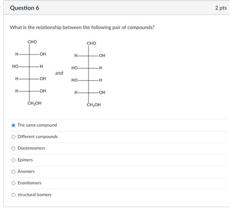 Solved What Is The Relationship Between The Following Pair