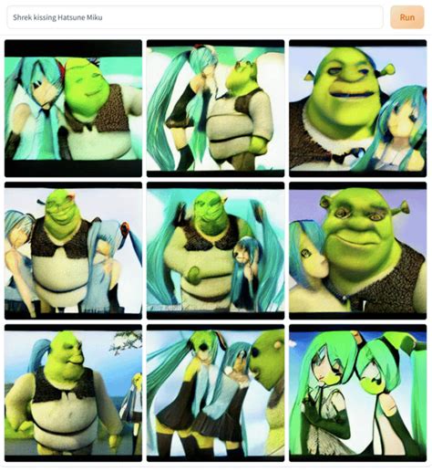 Shrek Kissing Hatsune Miku R Shrekmemes