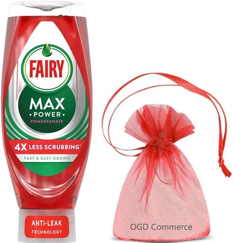 Fairy Max Power Washing Up Liquid Ml Fast Easy Dosing Bottle