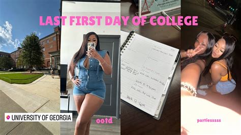 Vlog Grwm For My Last First Day Of College 2024 Uga Back To School