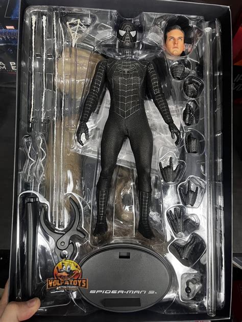 Spiderman Black Suit HOT TOYS MMS Tobey Maguire