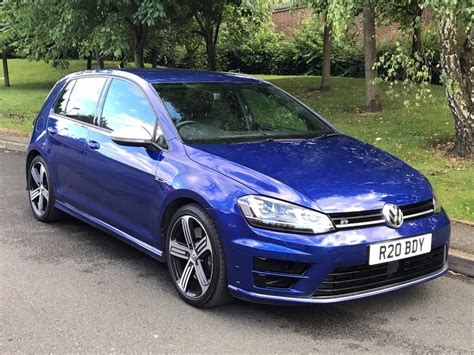 Blue Volkswagen Golf R Tsi Bluemotion Tech R Motion Dr