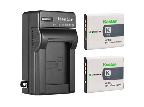 Kastar 2 Pack Battery And Ac Wall Charger Replacement For Sony Np Bk1 Np Fk1 Battery Sony Bc