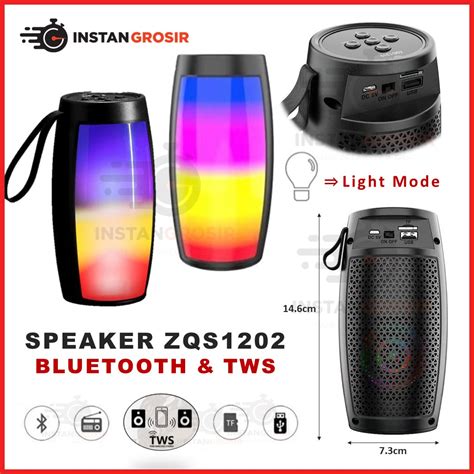 Jual Speaker Bluetooth Super Bass ZQS1202 ZQS 1202 TWS Spiker Blutut