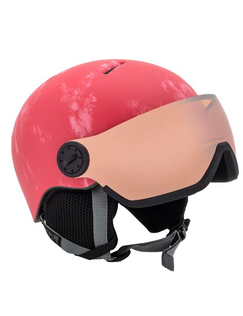 Kask narciarski dziecięcy SALOMON GROM VISOR pink z WBUDOWANA SZYBĄ