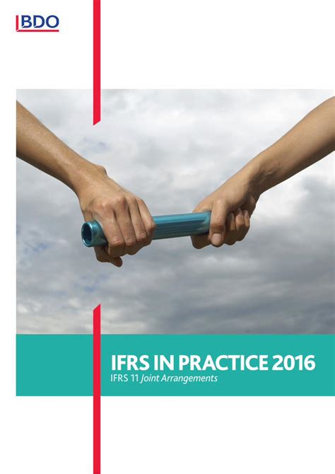 PDF IFRS 11 Joint Arrangements BDO 6 IFRS IN PRACTICE 2016 Fi