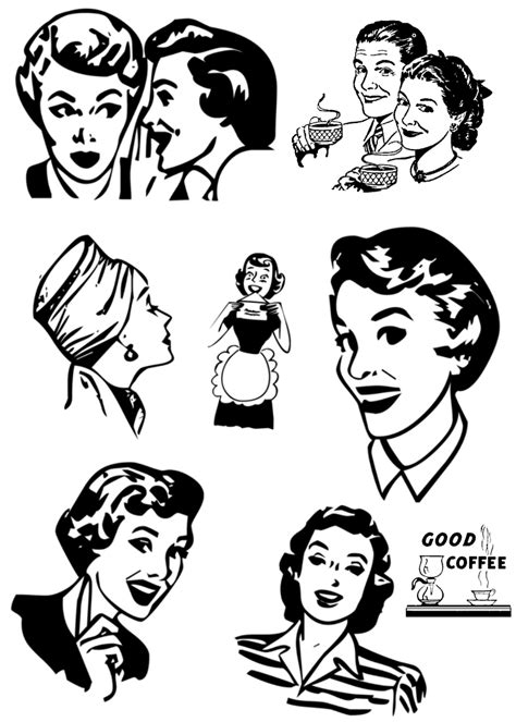 Free Vintage Woman Cliparts, Download Free Vintage Woman Cliparts png ...