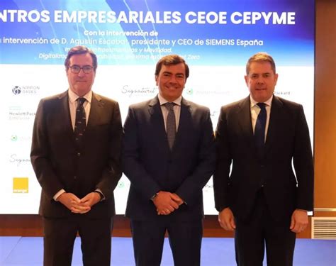 CEOE CEPYME y Siemens España destacan la oportunidad de los PERTE para