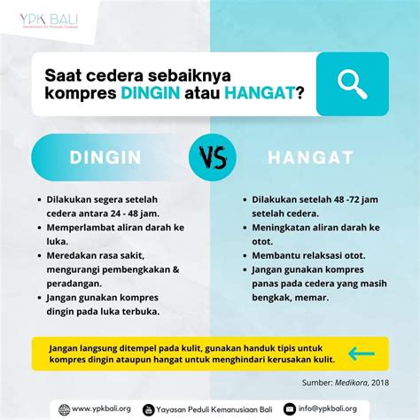 Saat Cedera Sebaiknya Kompres Dingin Atau Hangat Atmago