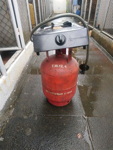 11 Kgs Empty Gasul With Regulator And Single Burner Stove Furniture