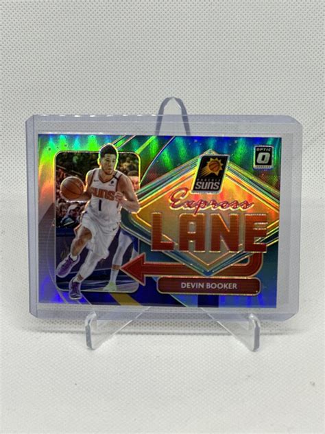 2020 21 Panini Donruss Optic Devin Booker Express Lane Holo Silver