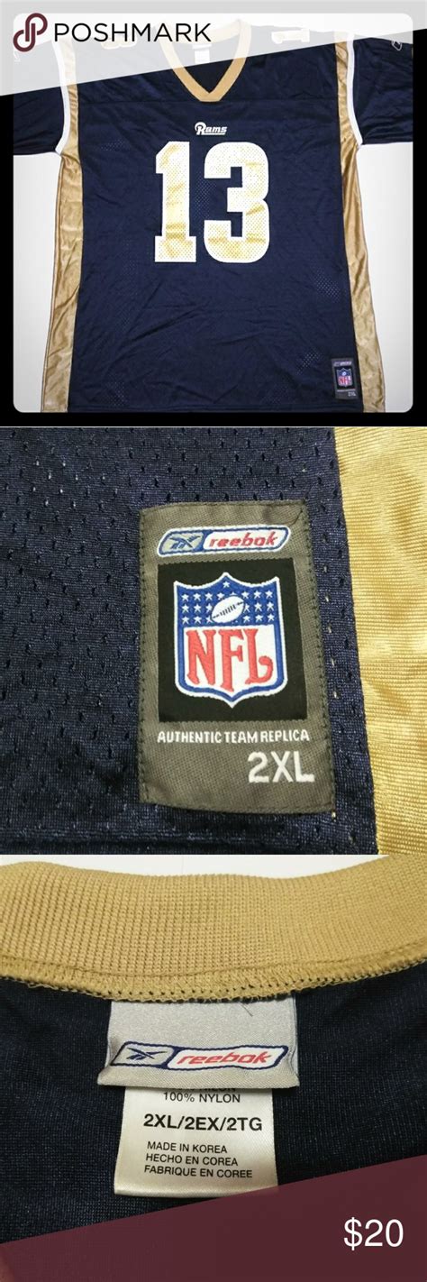 NFL St. Louis Rams Authentic Team Replica Jersey | Nfl, Jersey, St louis rams