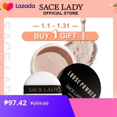 SACE LADY Loose Powder Poreless Oil Control Makeup Matte Finish Face