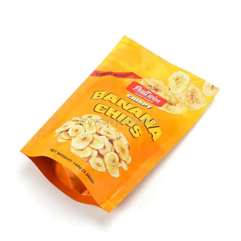 Banana Chips Packaging Bags Stand Up Pouch Kolysen