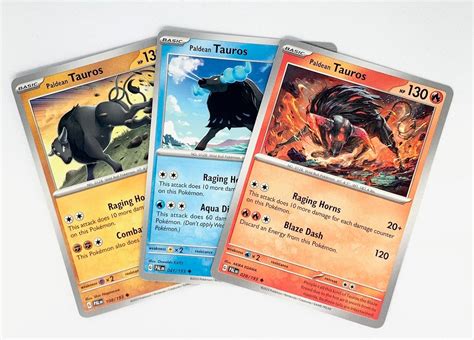 Amazon Paldean Tauros 028 193 Paldea Evolved Pokemon Evolution