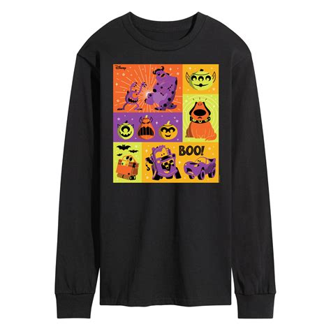 Disney Pixar - Halloween Movies Grid - Men's Long Sleeve T-Shirt ...