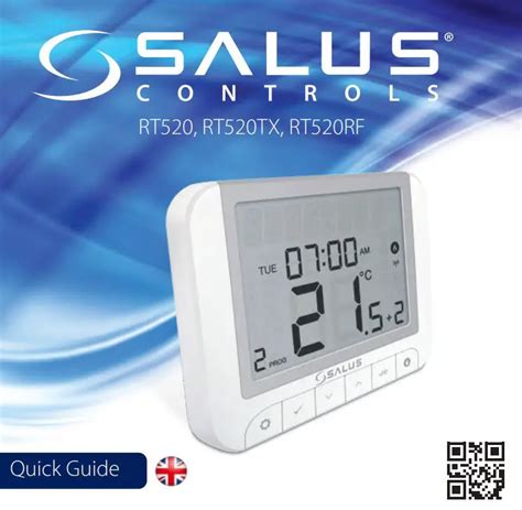 Guide De L Utilisateur Du Thermostat Programmable Salus Rt