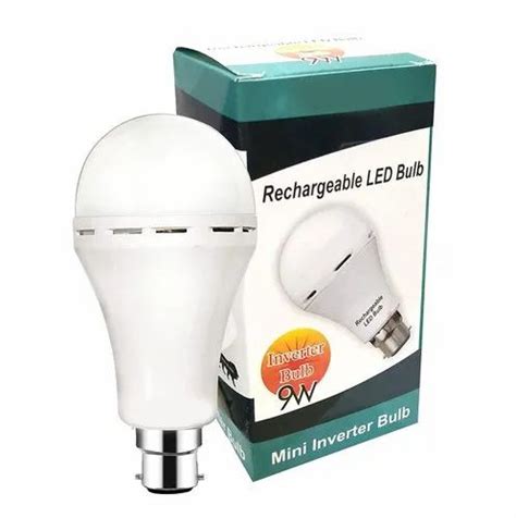 Cool White Round Ac Dc Rechargeable Led Bulb B W W At Rs