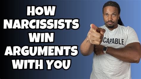 Things Narcissists Do To Win Arguments With You Youtube