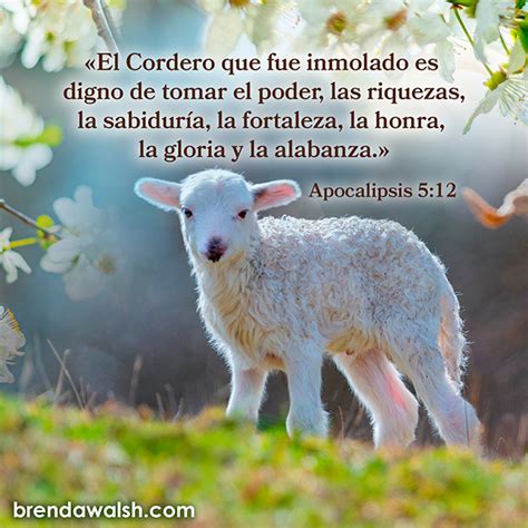 Apocalipsis 5:12 - Brenda Walsh Scripture Images